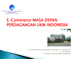 e-Commerce (Kab Lamongan 10 – 12 Juni 2013)