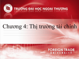 Chuong 4- Thi truong tai chinh