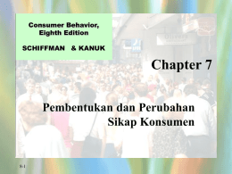 Perilaku Konsumen Pertemuan 8