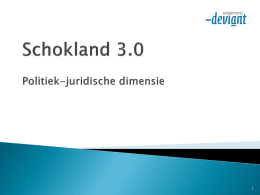 Schokland 3.0 – Presentatie – Politiek-juridisch