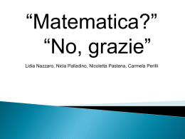 &ldquo;Matematica?&rdquo;. &ldquo;No, grazie&rdquo;... - Apprendimenti di base per la scuola