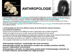 Anthropologie culturelle