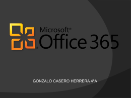 Gonzalo - Office 365 - TICO