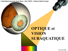 OPTIQUE et VISION SUBAQUATIQUE L`astigmate