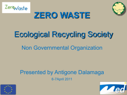 Transnational SWOT Analysis on Zero Waste