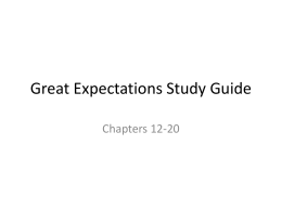 Great Expectations Study Guide Ch 12-19
