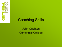 Coaching Skills - Loyalist College