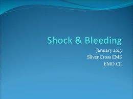 Shock - Silver Cross Emergency Medical Services System