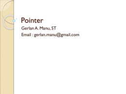 Pointer - Gerlan A. Manu, ST.,MKom