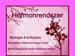 Hormonrendszer