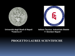 PPT Biodiesel - Università degli Studi di Napoli Federico II