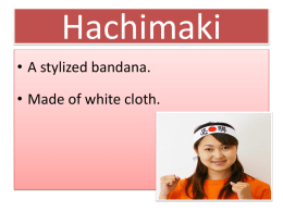 Hachimaki - Japanese Teaching Ideas