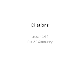 Dilation - ArtMathOnline
