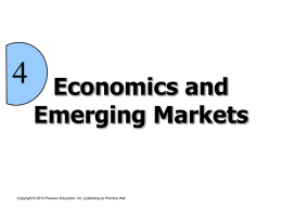 Economics and Emerging Markets