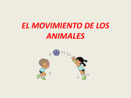 EL MOVIMIENTO DE LOS ANIMALES