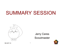 Summary Session - mcbsa