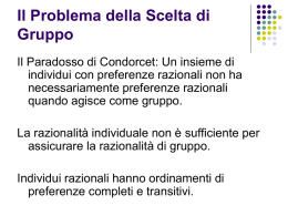 I paradossi della regola di maggioranza