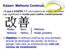 Kaizen - osmar veras araujo
