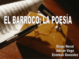 El Barroco. La poesía. 1º Bach