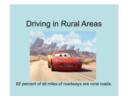 Driving in Rural Areas