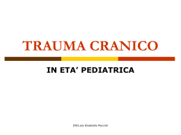 TRAUMA CRANICO - PediatriaMuccioli