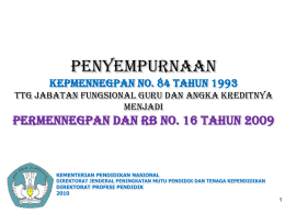 Permennegpan-16-TAHUN-2009 - Seksi Pendidikan Madrasah