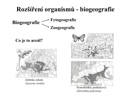 Biogeografie - Kiwi.mendelu.cz