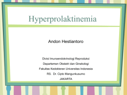 Hyperprolaktinemia - Andon Hestiantoro