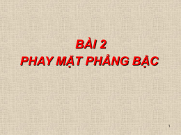 bai 2 phay mat phang bac