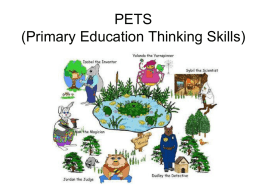 PETS (Primary Education Thinking Skills)