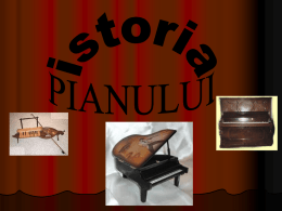Istoria pianului