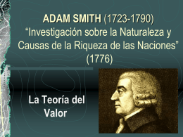 Teoría del Valor de Adam Smith