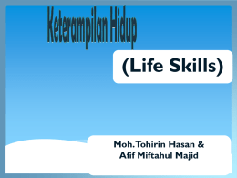 Life Skills - Sahabat Mentari BK UAD