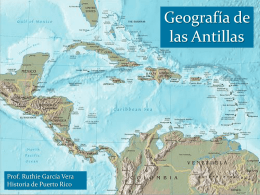 Geografía de las Antillas `12-`13