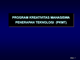 Menulis Proposal PKMT