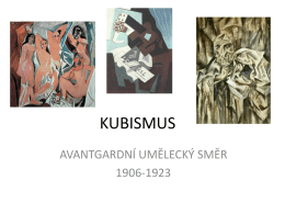 UM37 Kubismus-prezentace