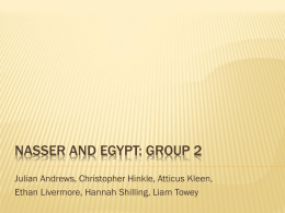 Nasser and Egypt 2003
