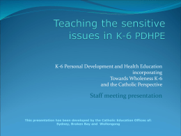 Staff PPT Teaching Sensitive Issues