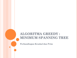Minimum spanning Tree