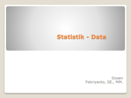 Statistik 1 (Data)