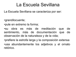 La Escuela Sevillana