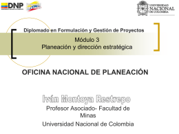 Estrategia - UN Virtual - Universidad Nacional de Colombia
