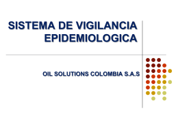 sistema de vigilancia epidemiologica
