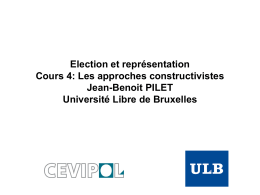Diapositive 1 - Université Libre de Bruxelles