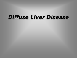 PZ - Diffuse Liver Diseases