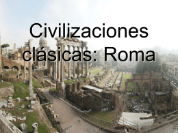 Civilizaciones clasicas: Roma