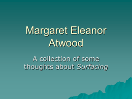 Margaret Eleanor Atwood