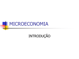 Aula 2 – Introdução à Microeconomia
