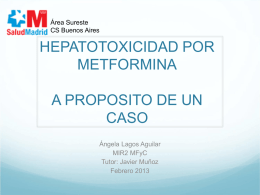 hepatotoxicidad por metformina - Docencia C.Salud Buenos Aires