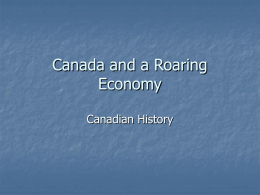 The Roaring Economy PPT (Student Handout)